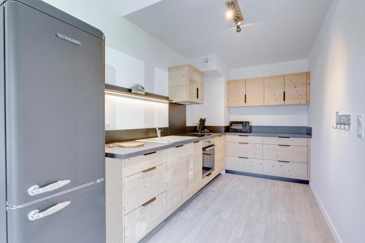 La Poudreuse - Duplex Avec Balcon Vue Montagne - Flumet Kültér fotó