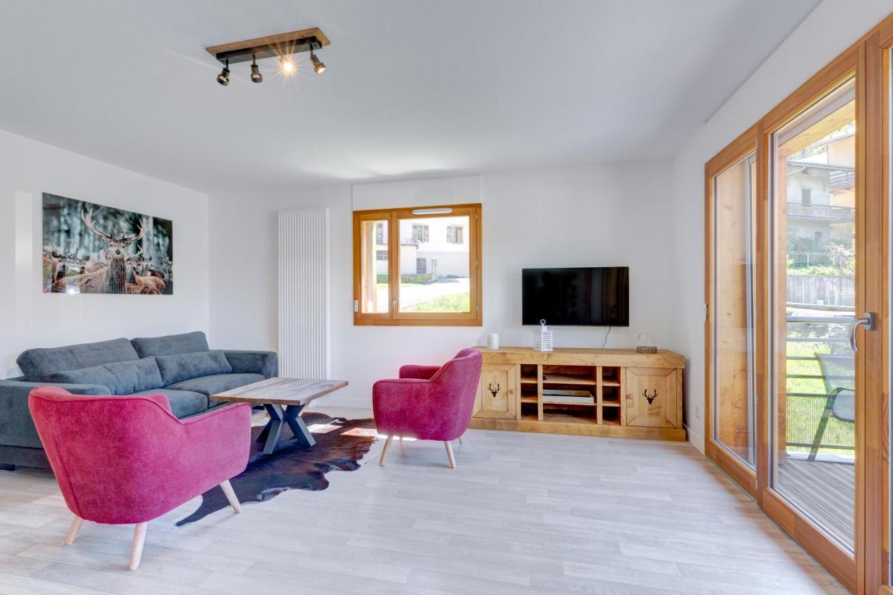 La Poudreuse - Duplex Avec Balcon Vue Montagne - Flumet Kültér fotó