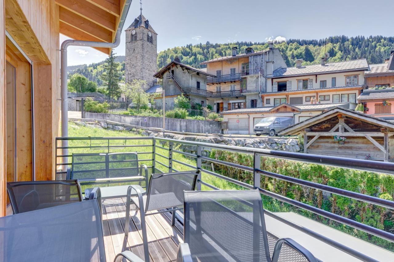 La Poudreuse - Duplex Avec Balcon Vue Montagne - Flumet Kültér fotó