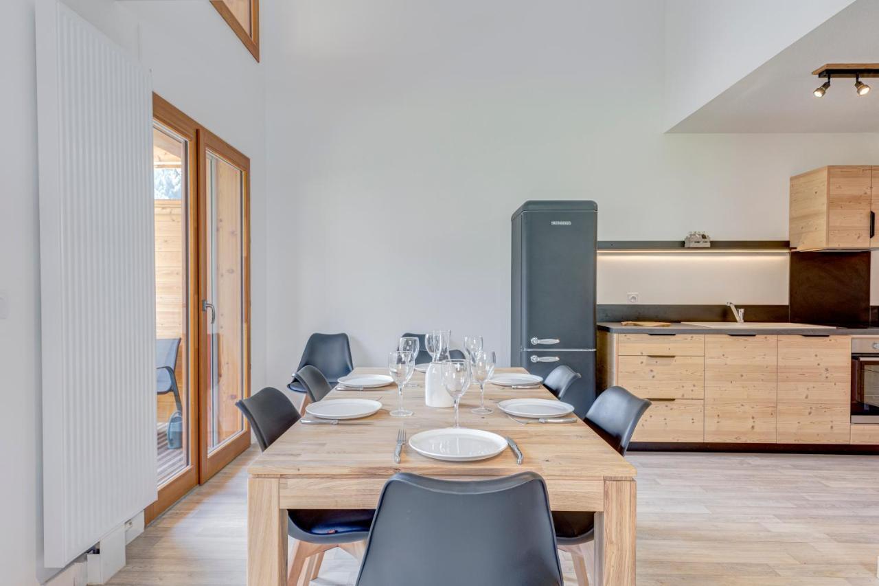 La Poudreuse - Duplex Avec Balcon Vue Montagne - Flumet Kültér fotó