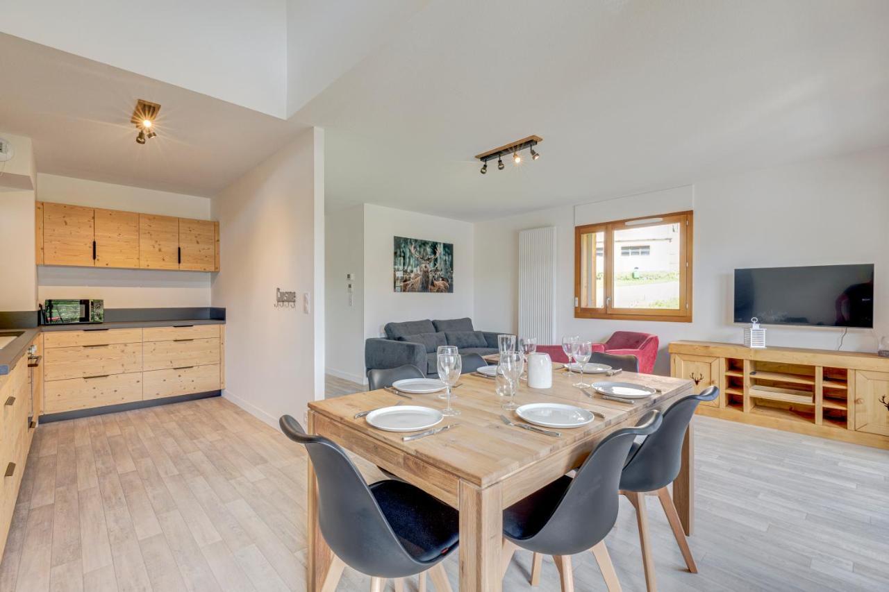 La Poudreuse - Duplex Avec Balcon Vue Montagne - Flumet Apartman Kültér fotó