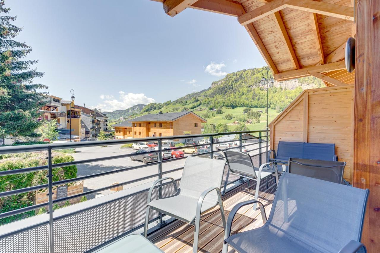 La Poudreuse - Duplex Avec Balcon Vue Montagne - Flumet Kültér fotó
