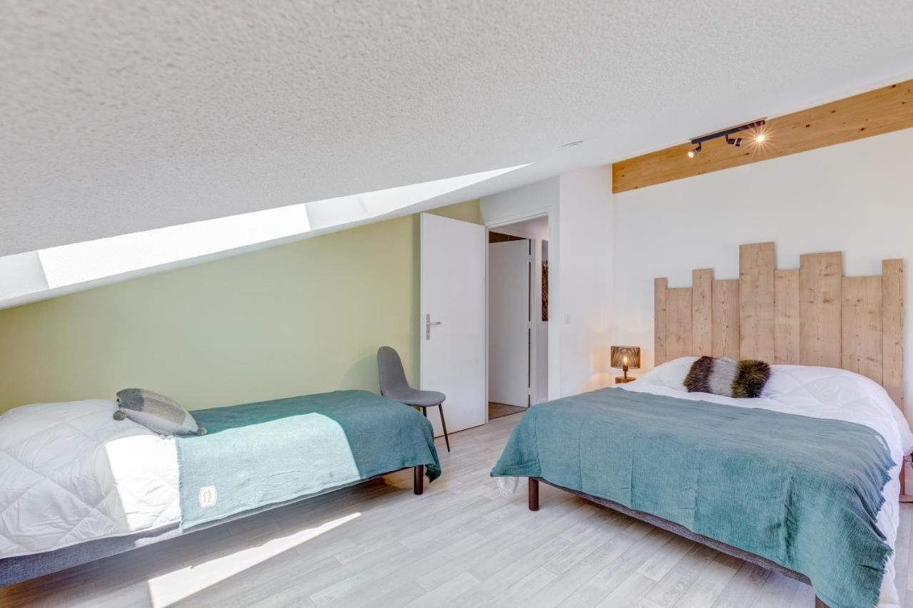 La Poudreuse - Duplex Avec Balcon Vue Montagne - Flumet Apartman Kültér fotó