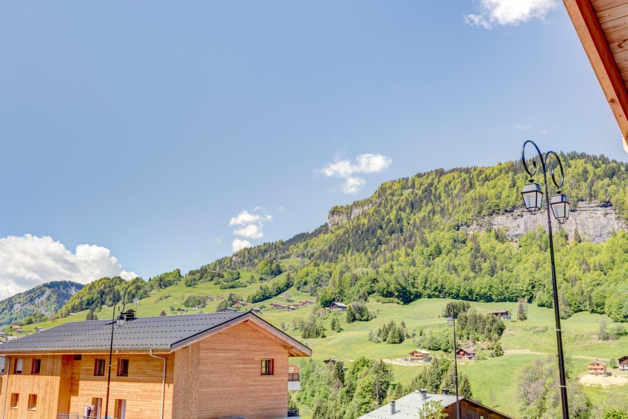 La Poudreuse - Duplex Avec Balcon Vue Montagne - Flumet Apartman Kültér fotó