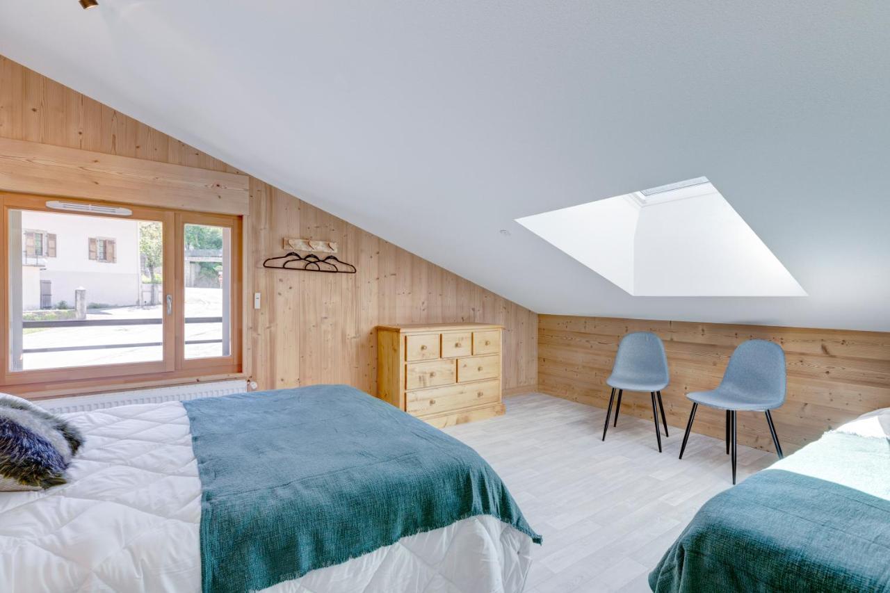 La Poudreuse - Duplex Avec Balcon Vue Montagne - Flumet Kültér fotó