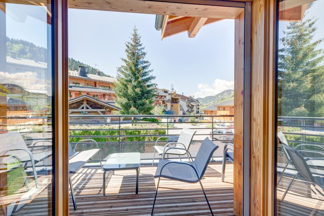 La Poudreuse - Duplex Avec Balcon Vue Montagne - Flumet Kültér fotó