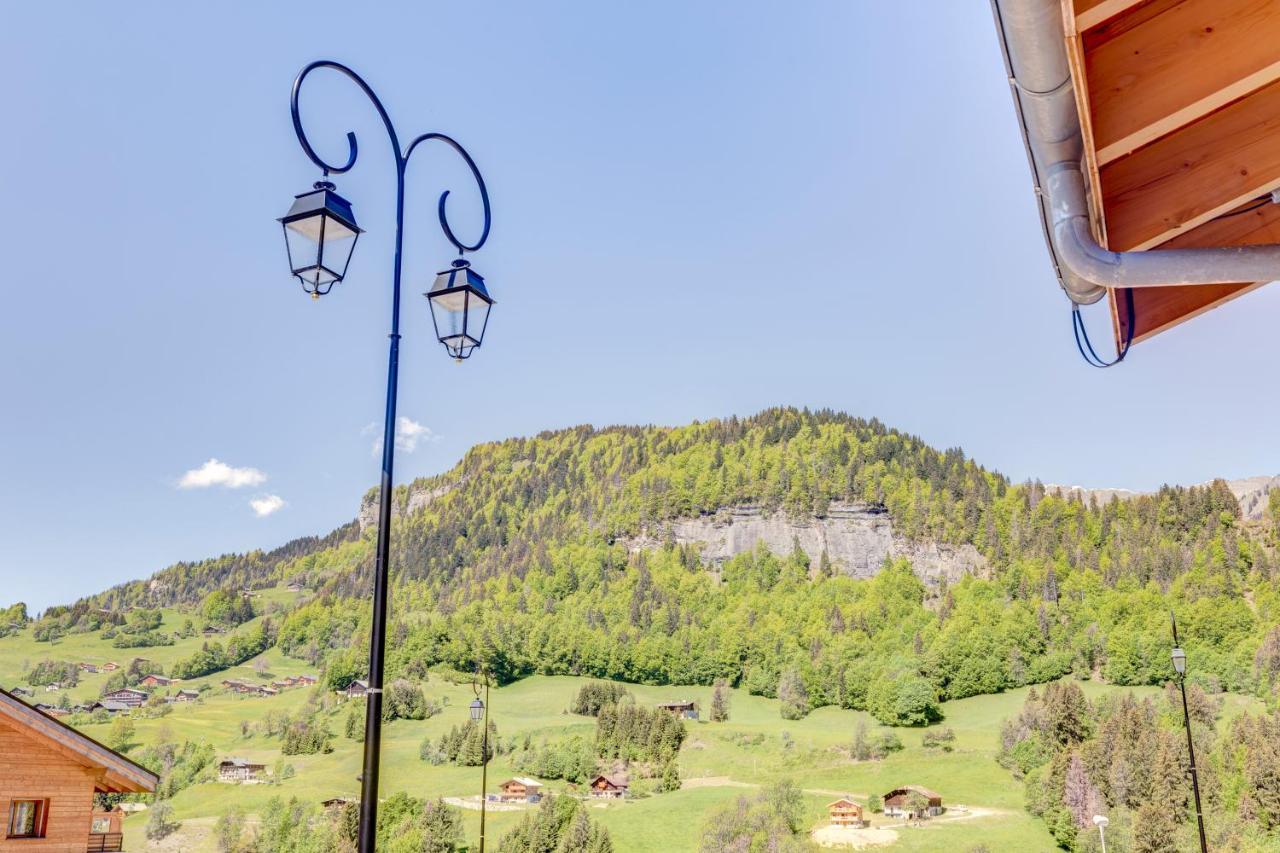 La Poudreuse - Duplex Avec Balcon Vue Montagne - Flumet Kültér fotó