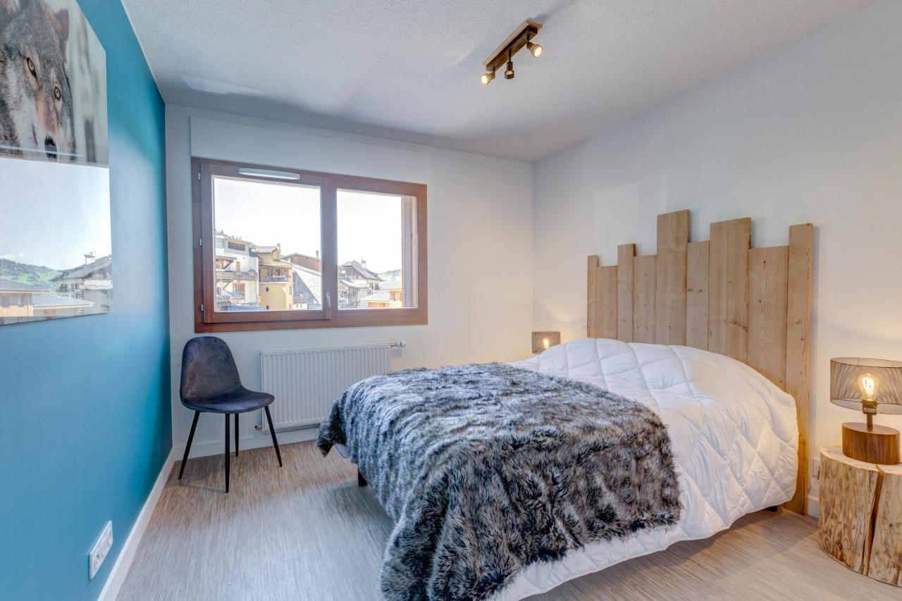 La Poudreuse - Duplex Avec Balcon Vue Montagne - Flumet Kültér fotó